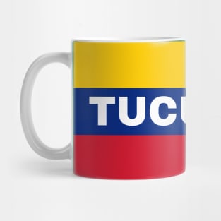 Tucupita City in Venezuelan Flag Colors Mug